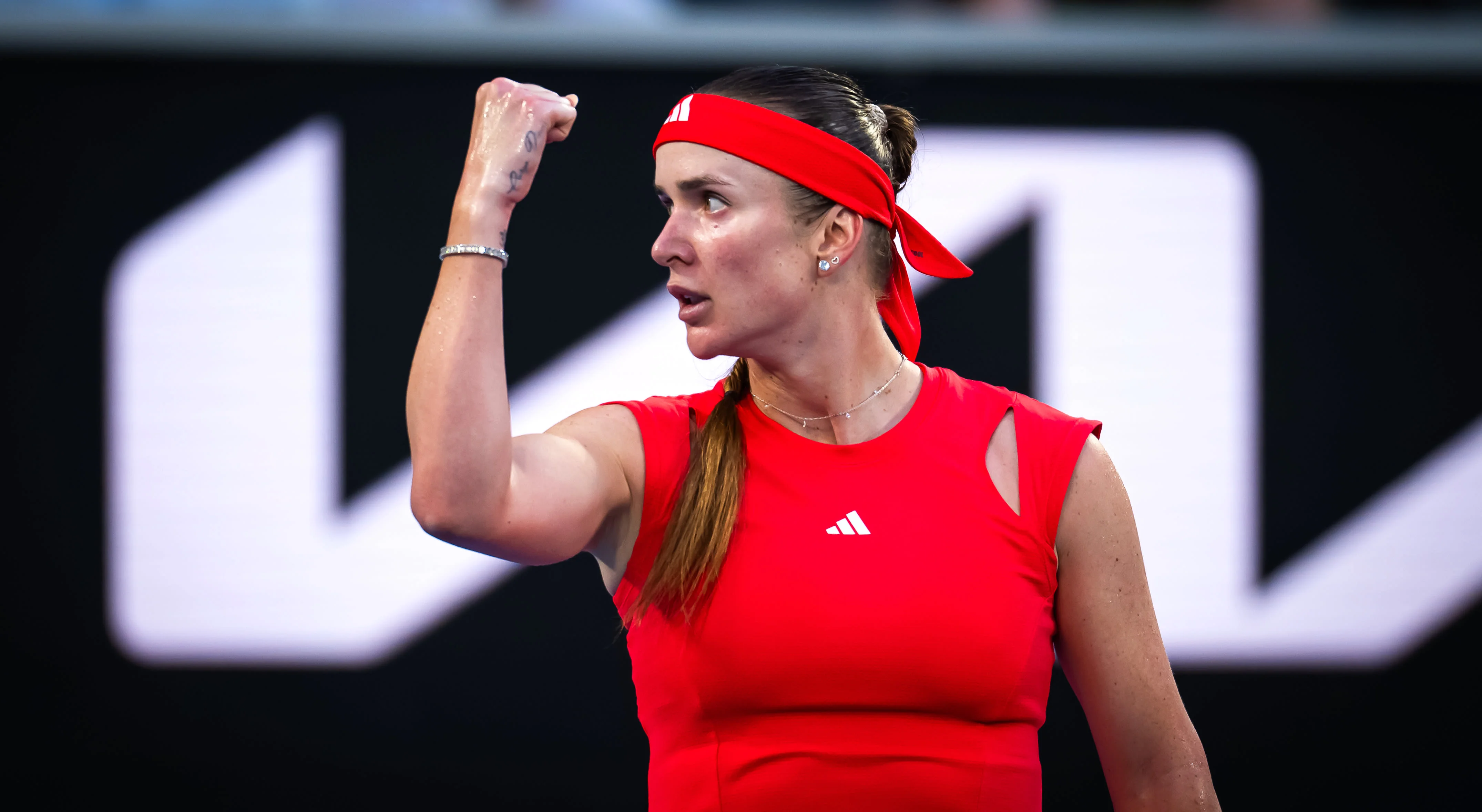 Elina Svitolina joins husband Gael Monfils in Australian Open round of 16