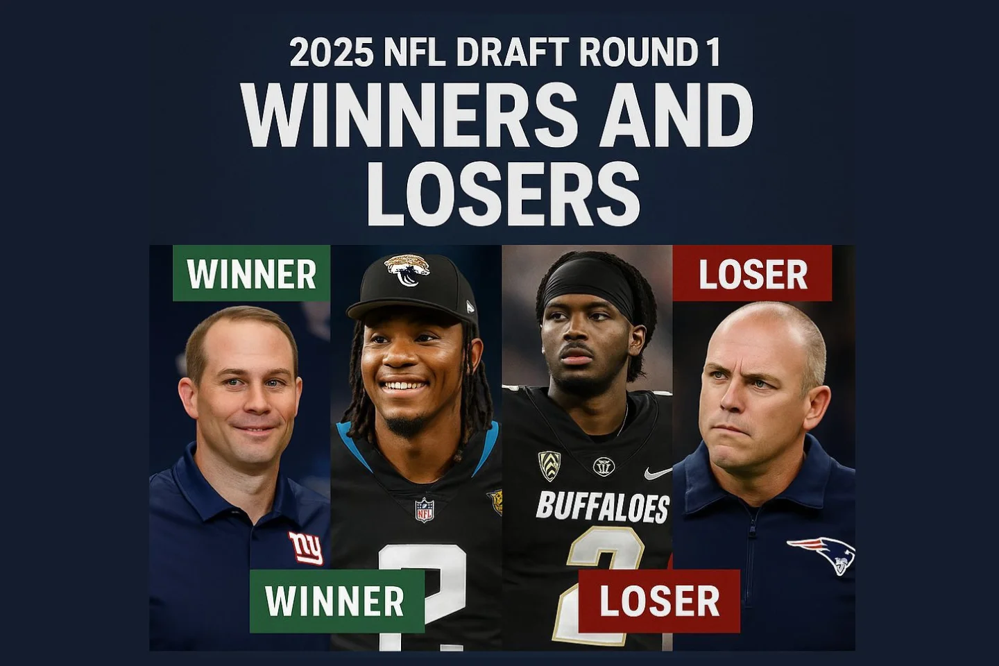 First Round of 2025 NFL Draft: Full Breakdown of Biggest Winners & Losers