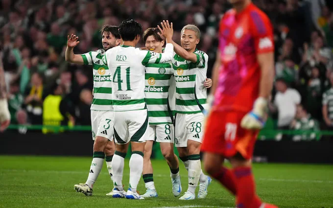 Celtic 5-1 Slovan Bratislava: Celtic blow visitors away in Champions League opener