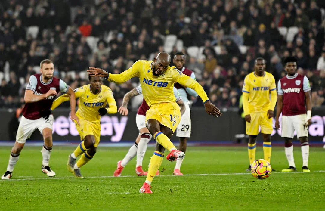 West Ham United 0-2 Crystal Palace: Jean-Philippe Mateta's brace earns Eagles win against Hammers