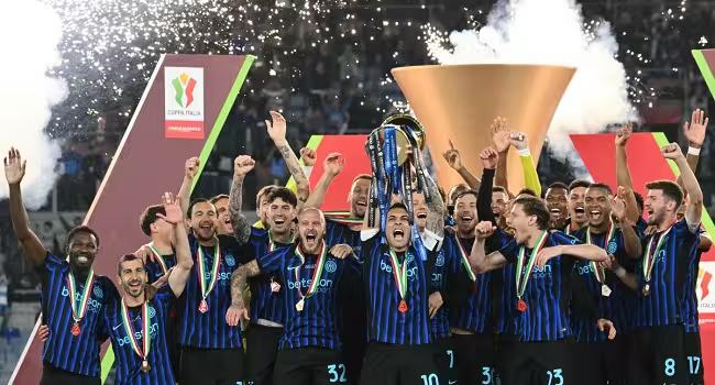 Inter Milan secure domestic double with Coppa Italia triumph