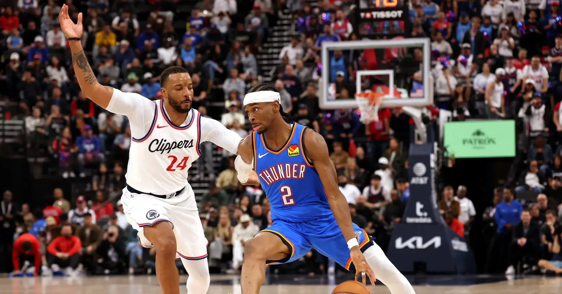 NBA roundup: Thunder edge Clippers in tight contest, Nuggets end Rockets' win streak