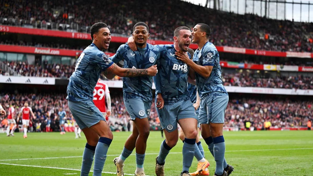 Arsenal 0-2 Aston Villa: Two late second-half goals sees Villa deal massive blow to Gunners title ambitions