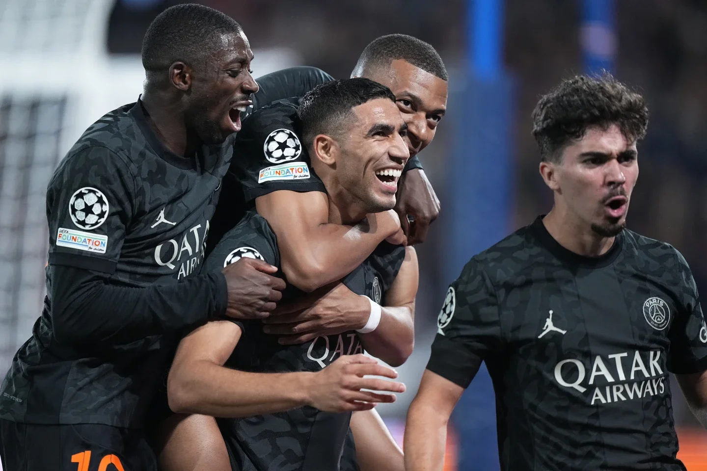 Mbappé, Hakimi shine as PSG opens Champions League with 2-0 win against Dortmund