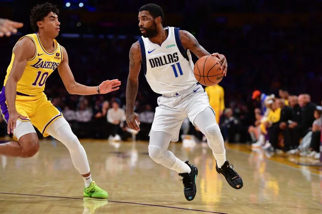 Irving, Mavericks withstand Lakers comeback to win 104-101