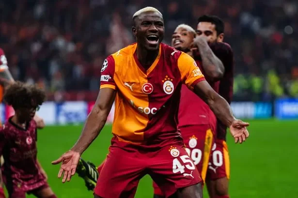 Osimhen’s penalty secures Galatasaray win over Liverpool