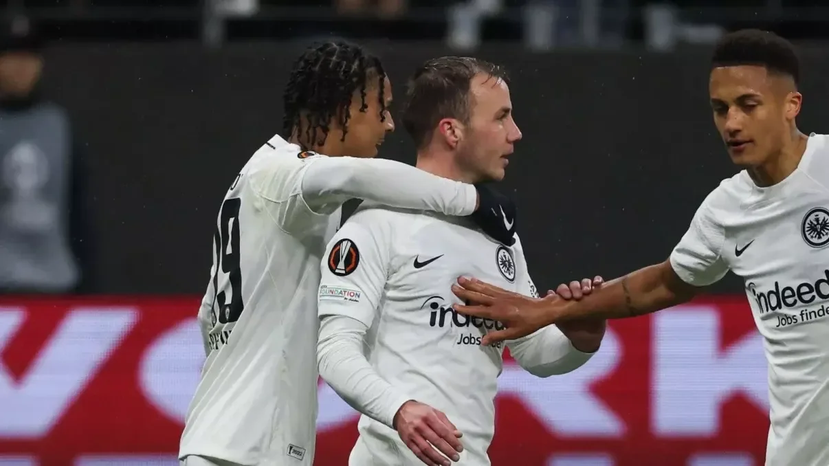 Eintracht Frankfurt 4-1 Ajax (6-2 agg): Gotze nets brace as Eintracht Frankfurt dominate Ajax to secure quarter-final spot