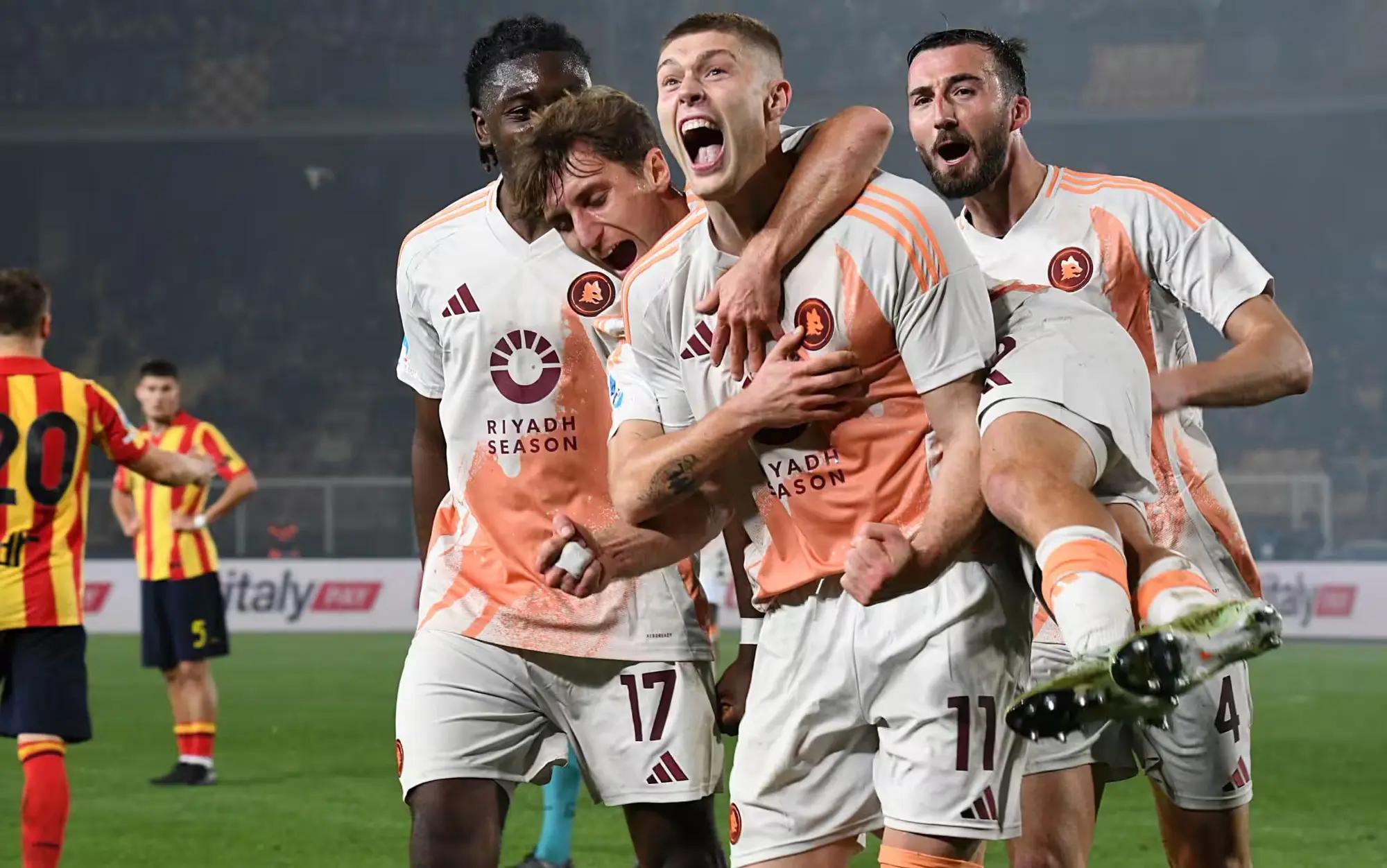 Lecce 0-1 AS Roma: Dovbyk on target as Giallorossi hold on for narrow win against hosts
