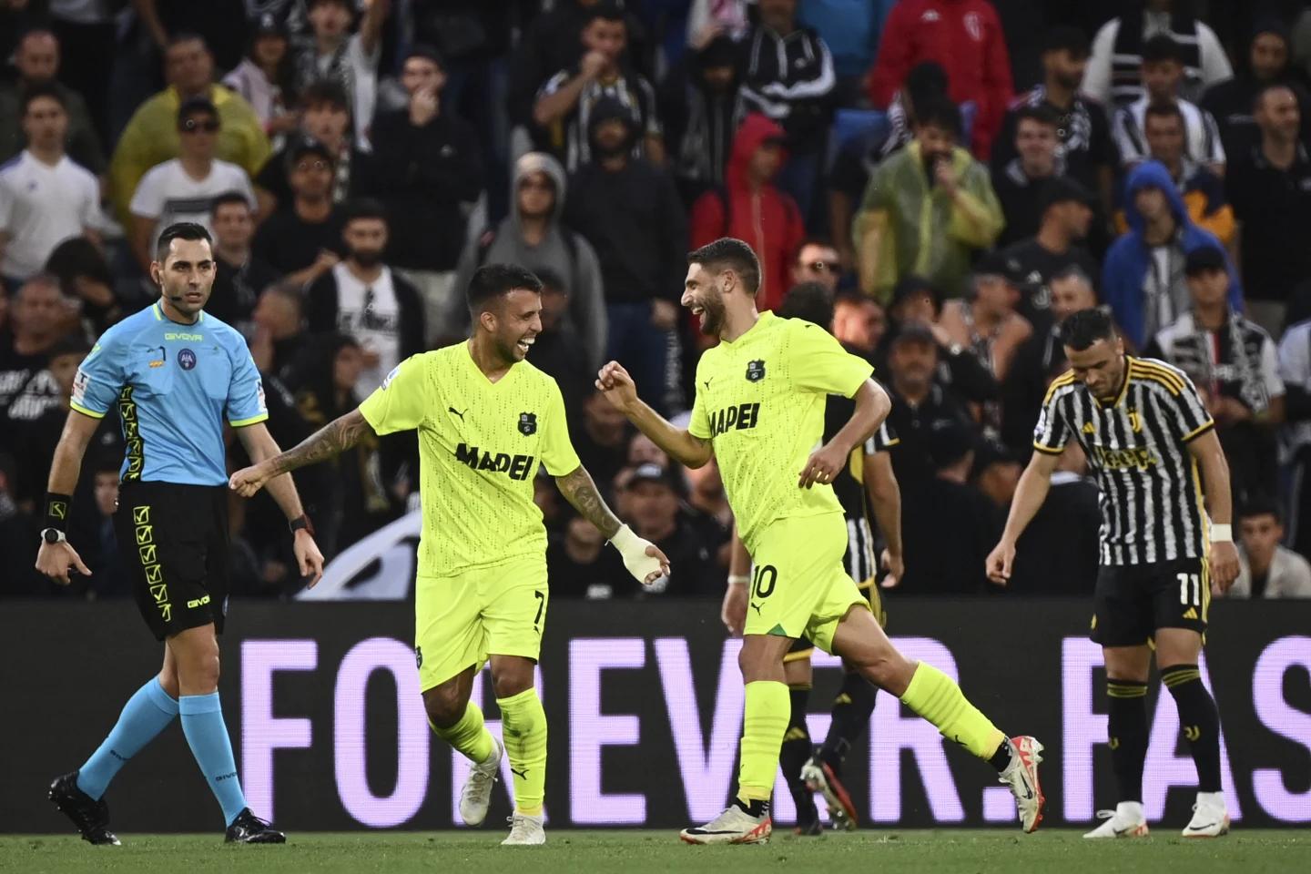 Juventus Suffers First Season Defeat in 4-2 Loss to Sassuolo