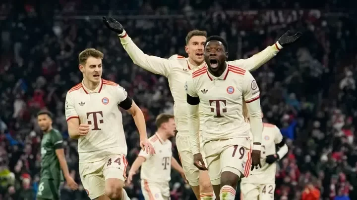 Bayern Munich 1-1 Celtic (3-2 agg): Alphonso Davies' late heroics sends Die Roten into Champions League last 16