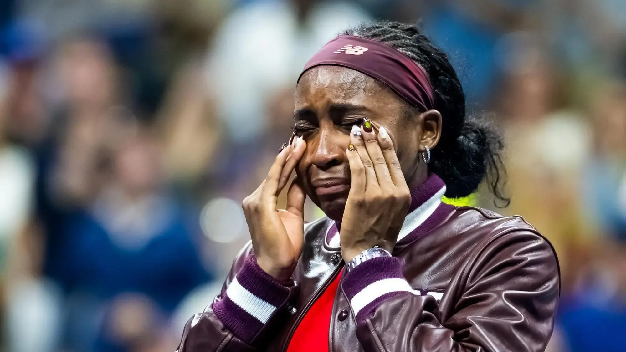 Gauff overcomes tears and errors to beat Vekic at US Open, sets up Frech clash