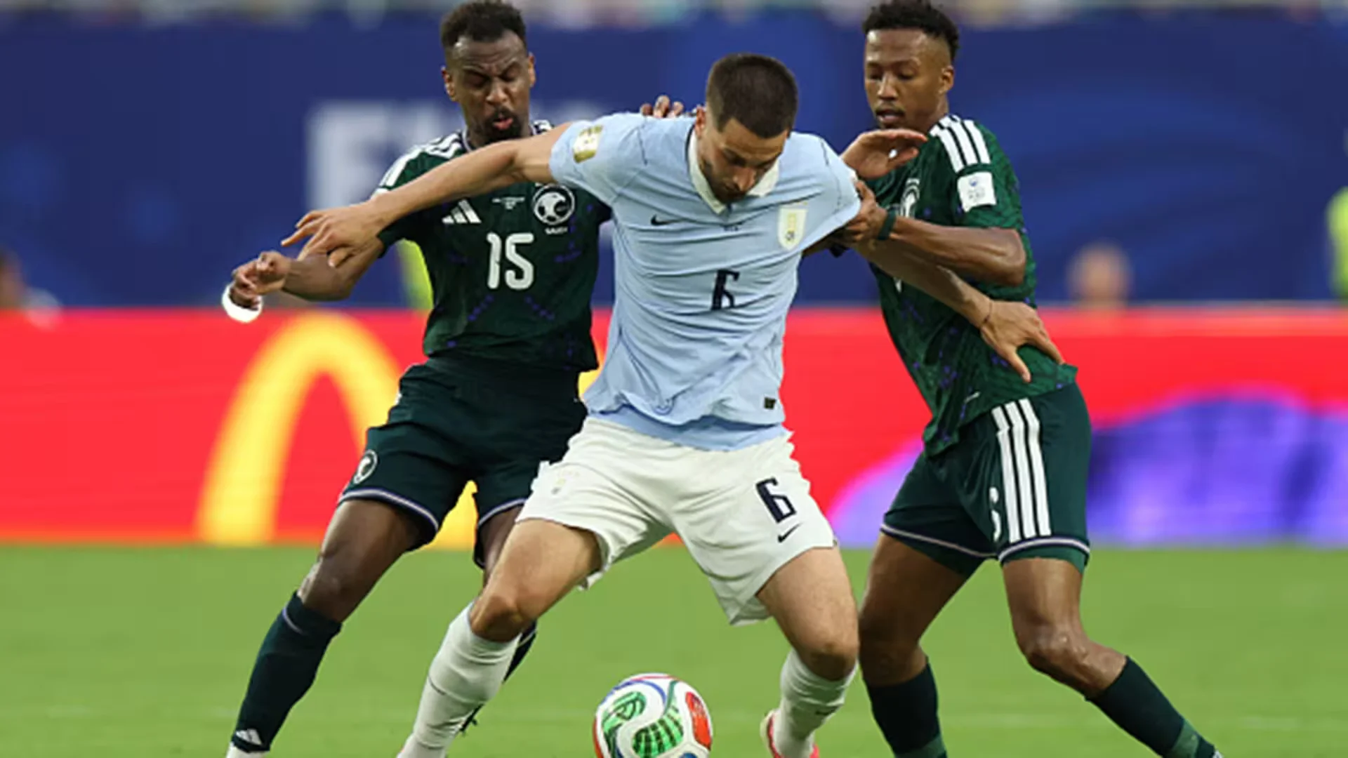 Uruguay rescue draw against Saudi Arabia in World Cup opener