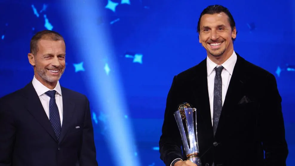Zlatan Ibrahimović receives 2025 UEFA President’s Award