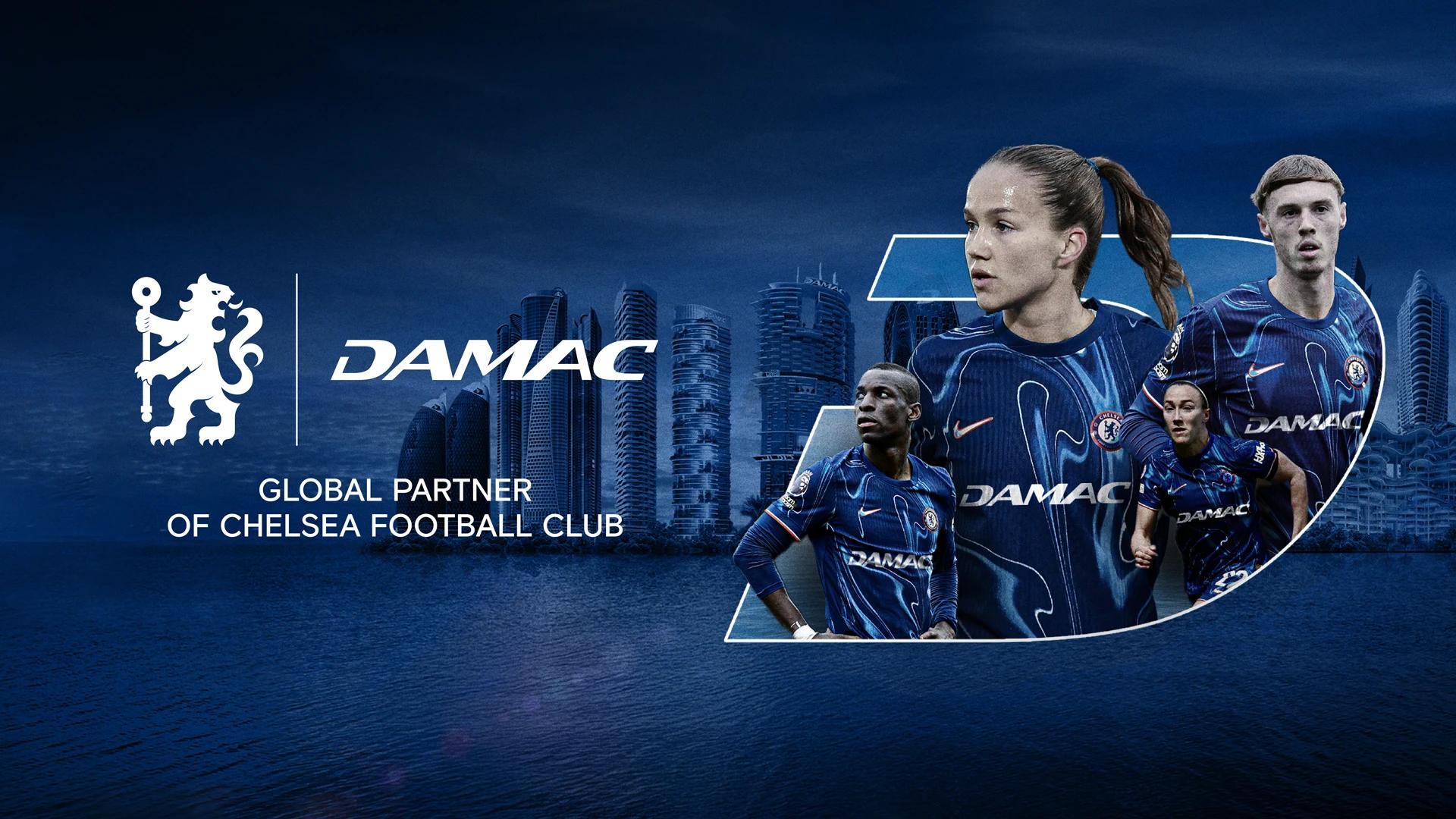 Chelsea unveil DAMAC Properties as new front-of-shirt Sponsor