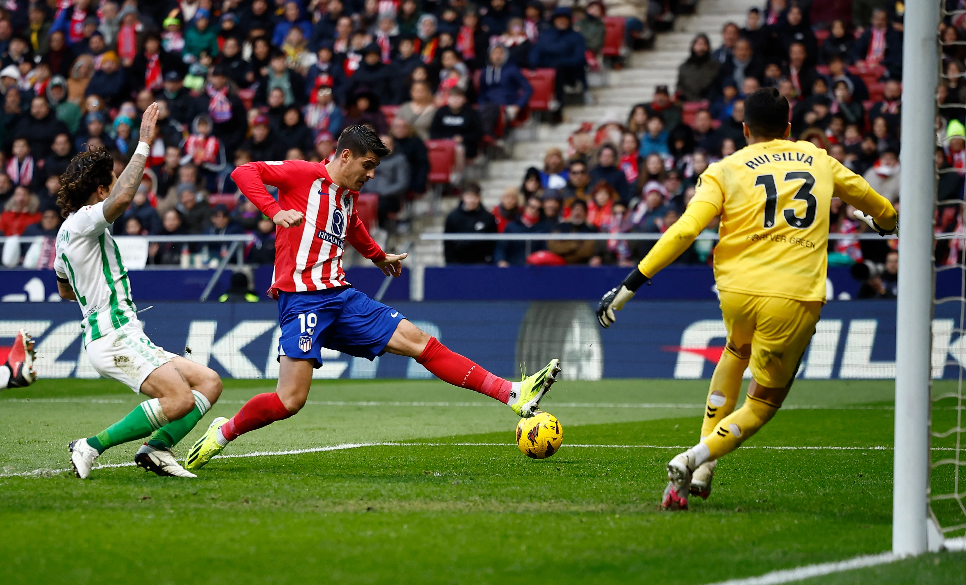 Atletico Madrid 2-1 Real Betis: Atletico bounce back from cup defeat with home victory over Betis
