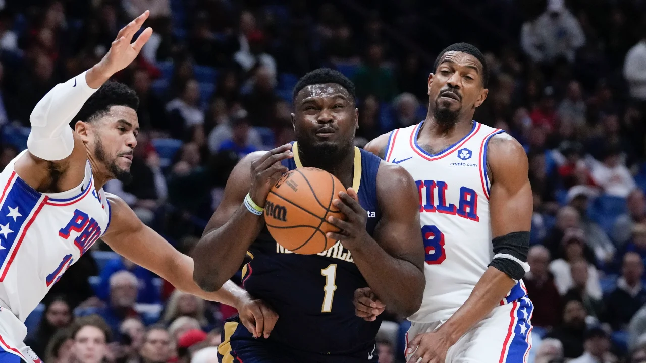 Williamson stars as Pelicans defeat 76ers 124-114
