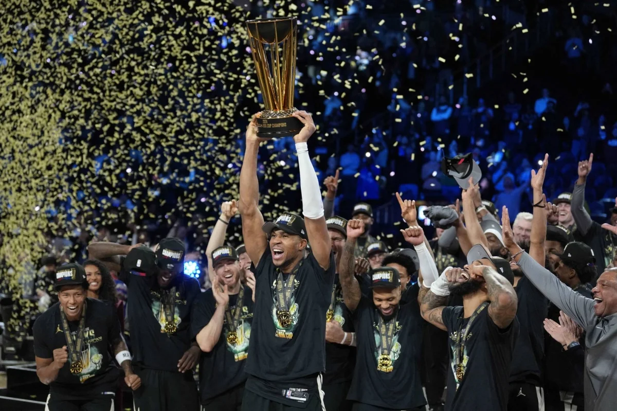 Giannis records triple-double as Bucks defeat Thunder to secure NBA Cup victory