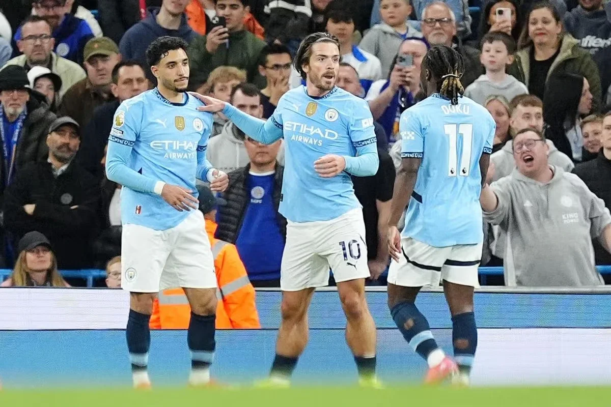 Manchester City 2-0 Leicester City: Grealish ends goal drought as Cityzens defeat Foxes to boost Champions League hopes