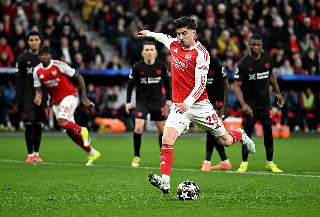 Havertz penalty earns Arsenal 1-1 draw vs Bayer Leverkusen in Champions League