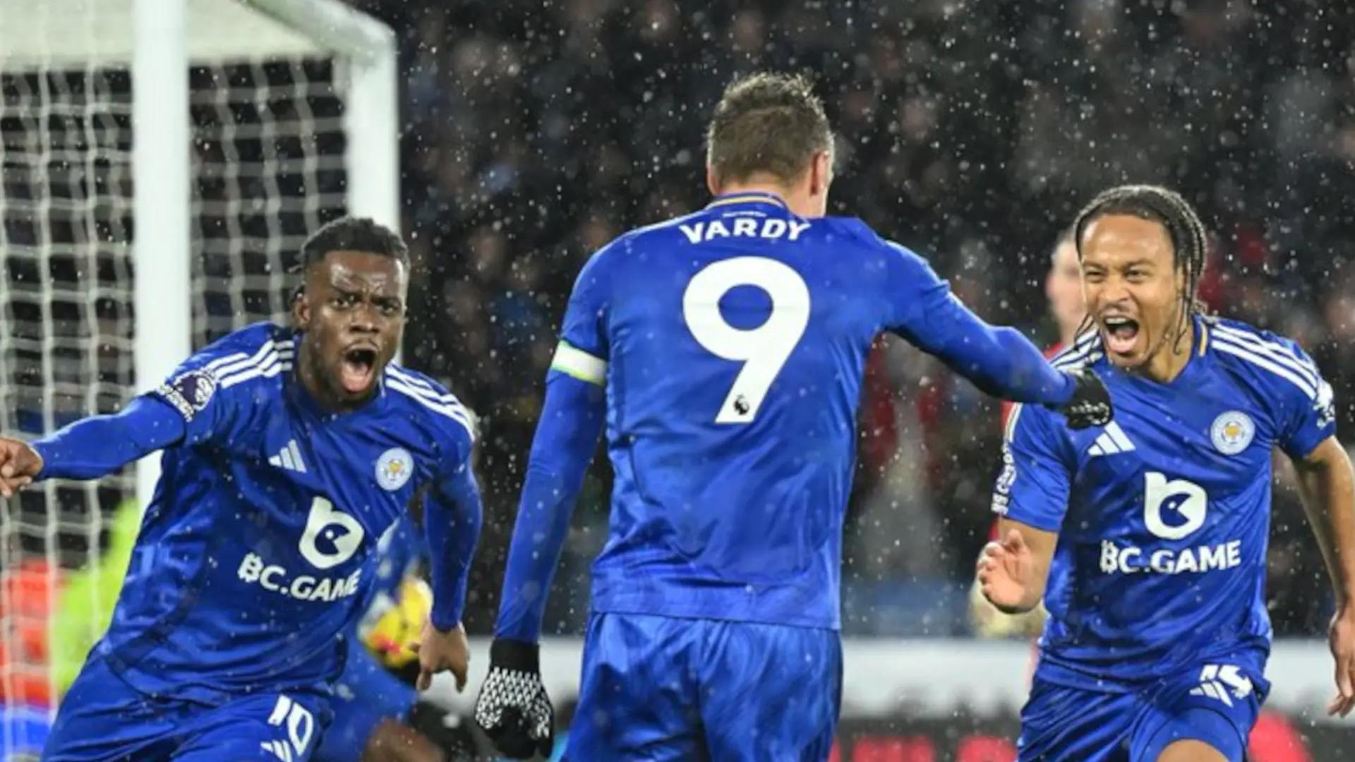 Leicester City 2-2 Brighton: Vardy stars as Foxes comeback from two down to rescue point against Seagulls