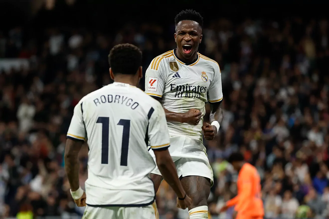 Vinicius and Rodrygo Net Braces As Real Madrid Dismantle Valencia
