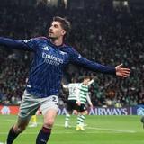 Arsenal edge Sporting with late Havertz winner in UCL quarterfinal