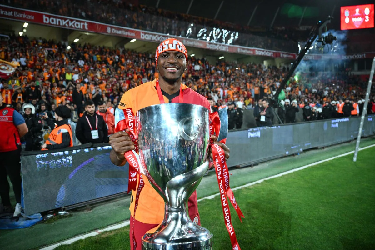 Osimhen breaks Turkish record as Galatasaray crush Trabzonspor to lift Turkish Cup