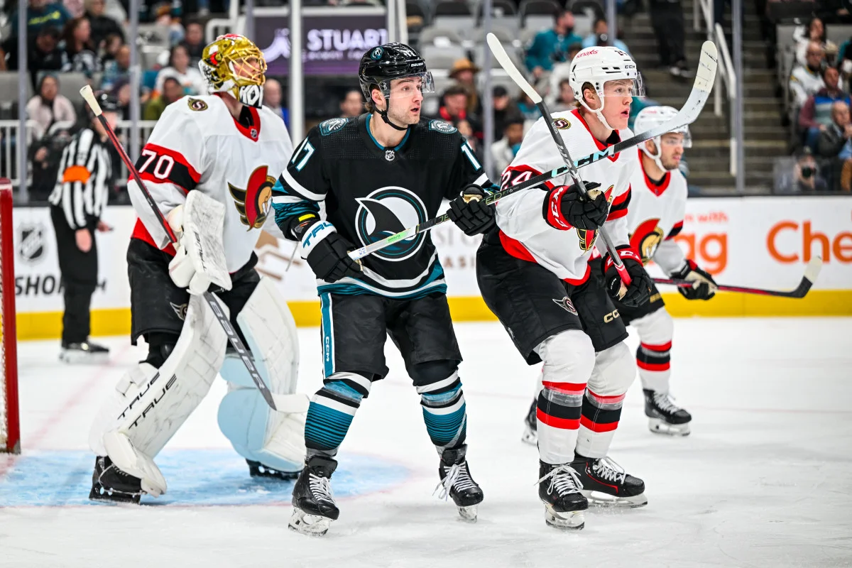 NHL roundup: Sharks edge Senators to hand Magnus Chrona maiden victory