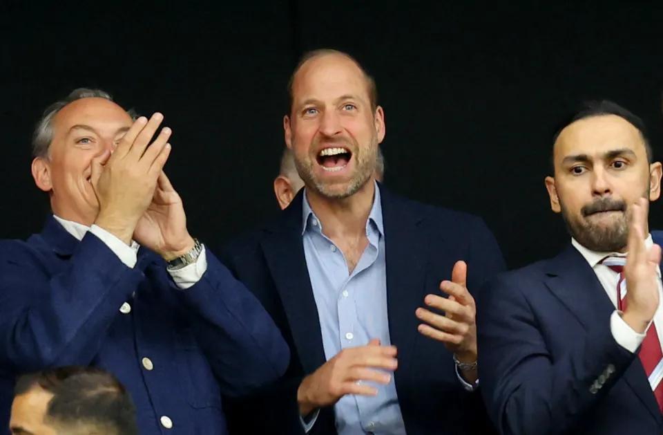 Why does Prince William support Aston Villa?