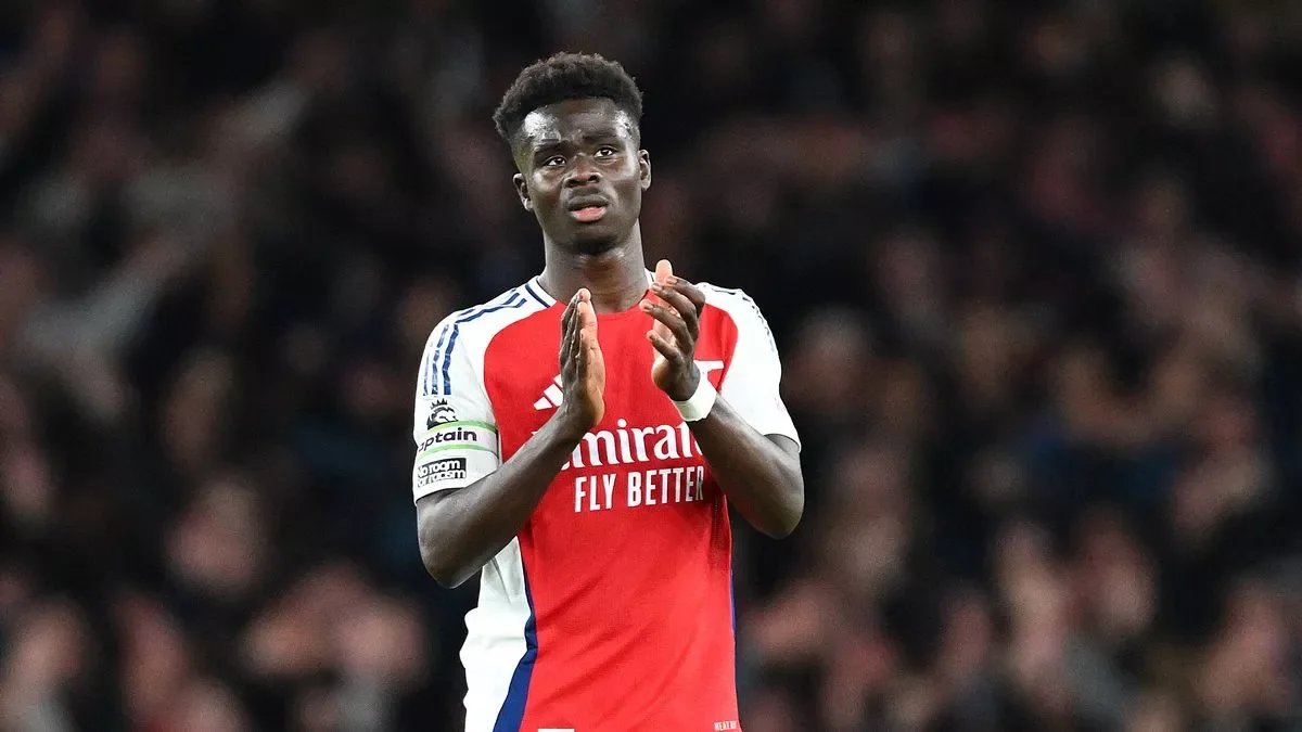 Arsenal's Bukayo Saka disappointed with Liverpool's draw, as he reaches 50 Premier League goals