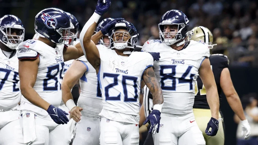 NFL roundup: Titans upend Saints with late TD, Broncos & Commanders win