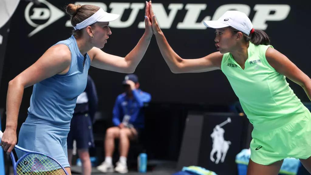 Mertens and Zhang win Australian Open women's doubles title
