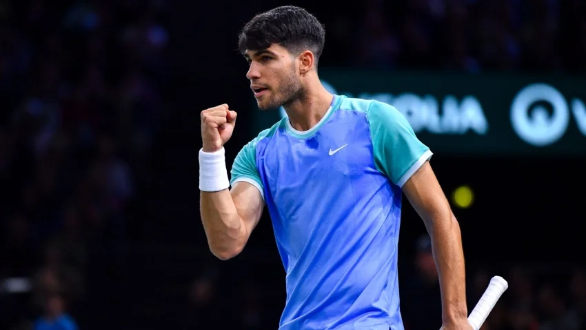 Alcaraz defeats Jarry in straight sets in impressive Paris Masters opener