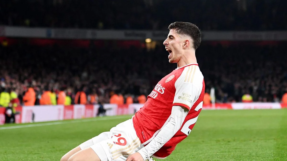 Arsenal 2-1 Brentford: Late Havertz header sees Gunners go top after gritty win over struggling visitors
