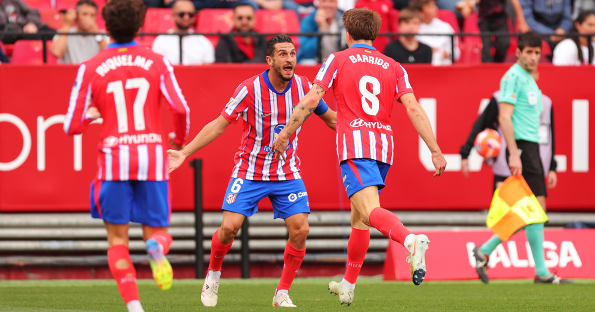 Barrios' Last-Gasp Goal Seals Atletico Win Over Sevilla to End Winless Streak