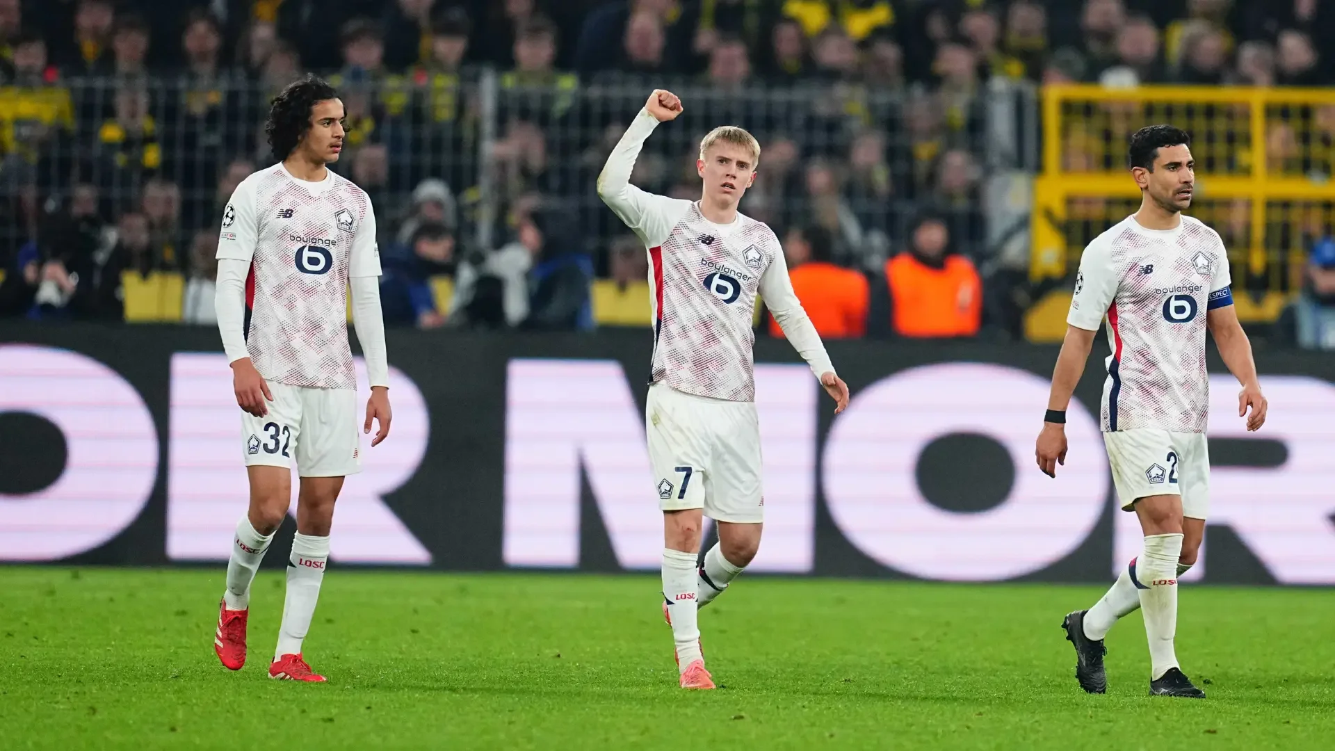 Borussia Dortmund 1-1 LOSC Lille: Lille hold Dortmund to draw in Champions League last-16 first leg tie