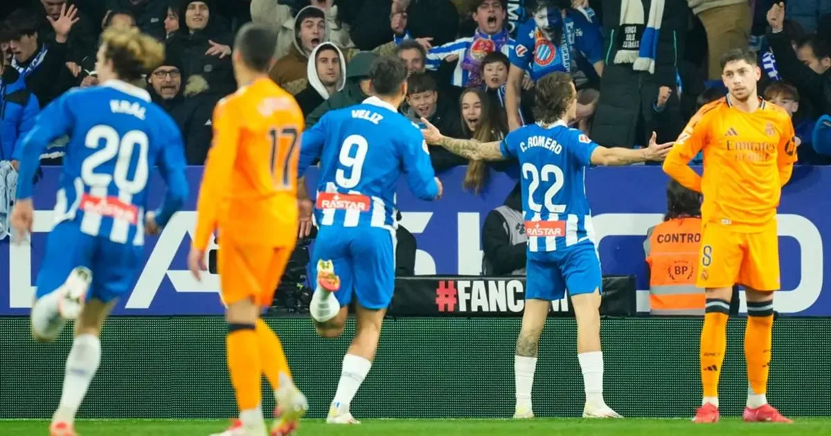 Espanyol 1-0 Real Madrid: Los Blancos shocked by hosts as Romero's late goal secures narrow win