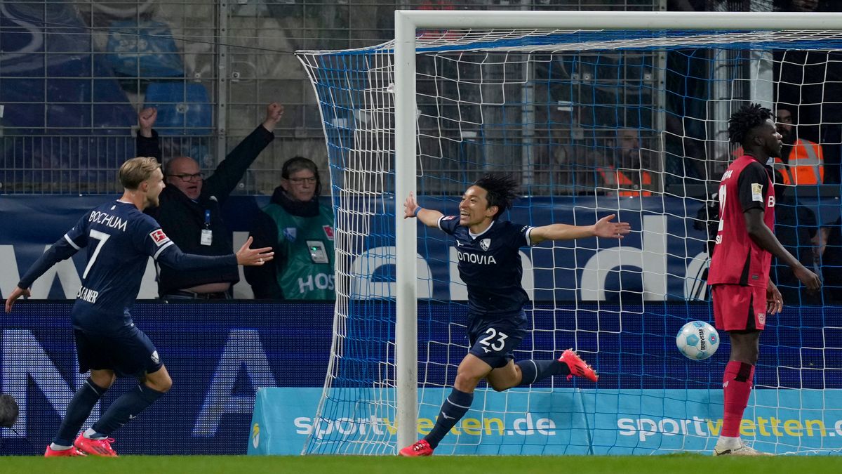VfL Bochum 1-1 Bayer Leverkusen: Miyoshi's late leveller earns struggling hosts draw against Leverkusen