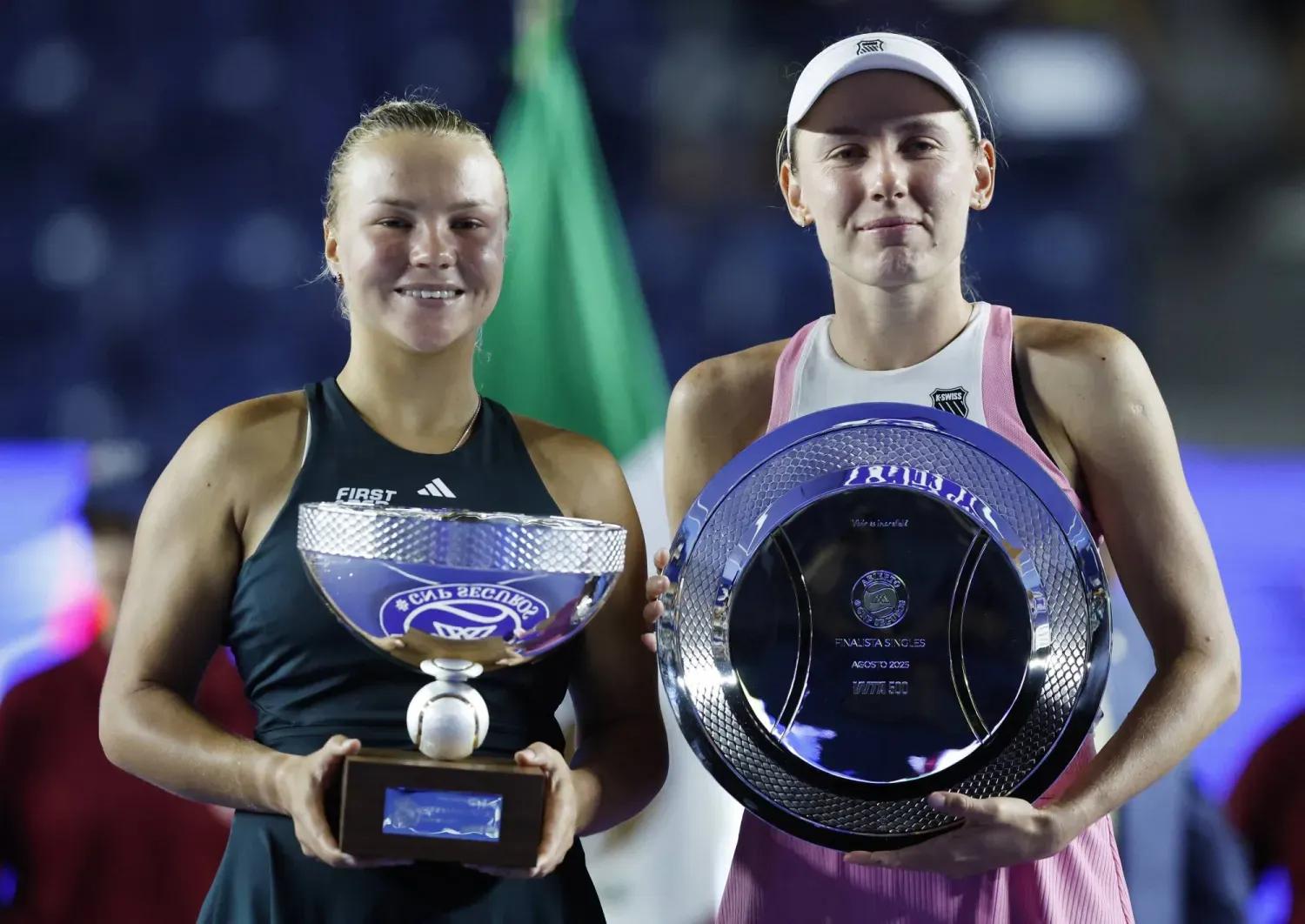 Shnaider extends perfect finals record with Monterrey Open victory over Alexandrova