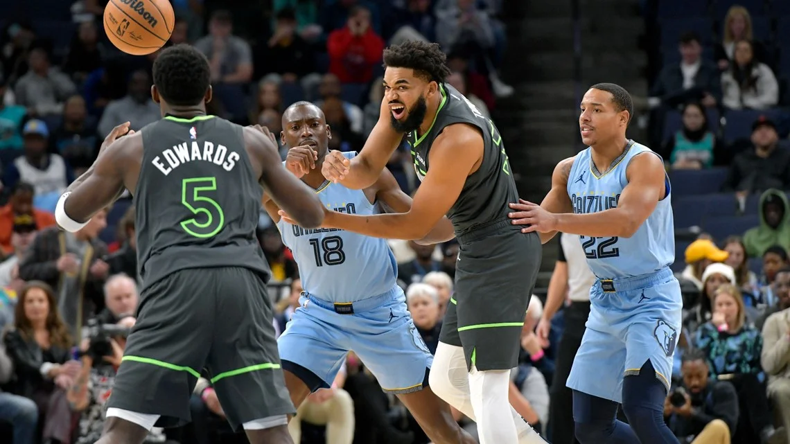 Timberwolves ease past Grizzlies 119-97