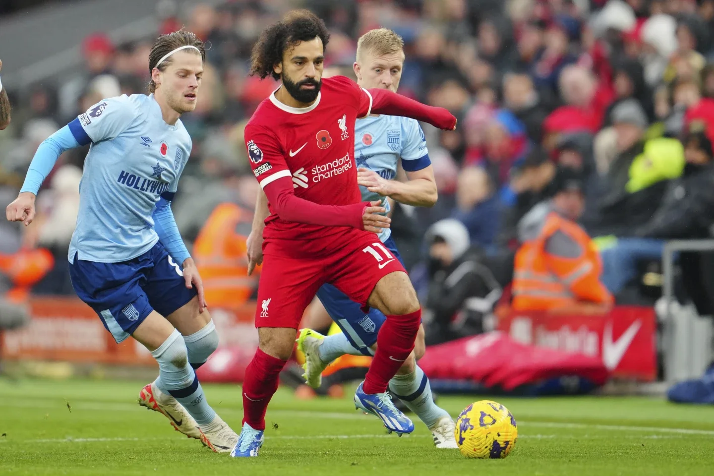  Salah's Century Seals Liverpool's 3-0 Win Over Brentford
