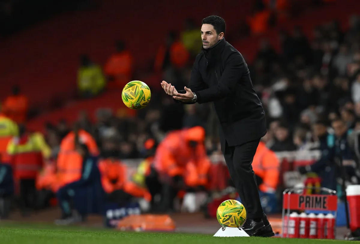 League Cup organizers tease Arteta after Arsenal manager blames ball