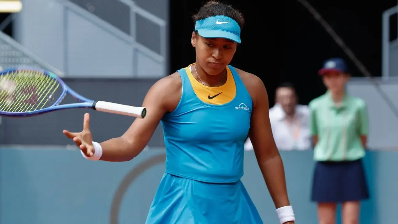 Osaka falls to Bronzetti in Madrid Open first round