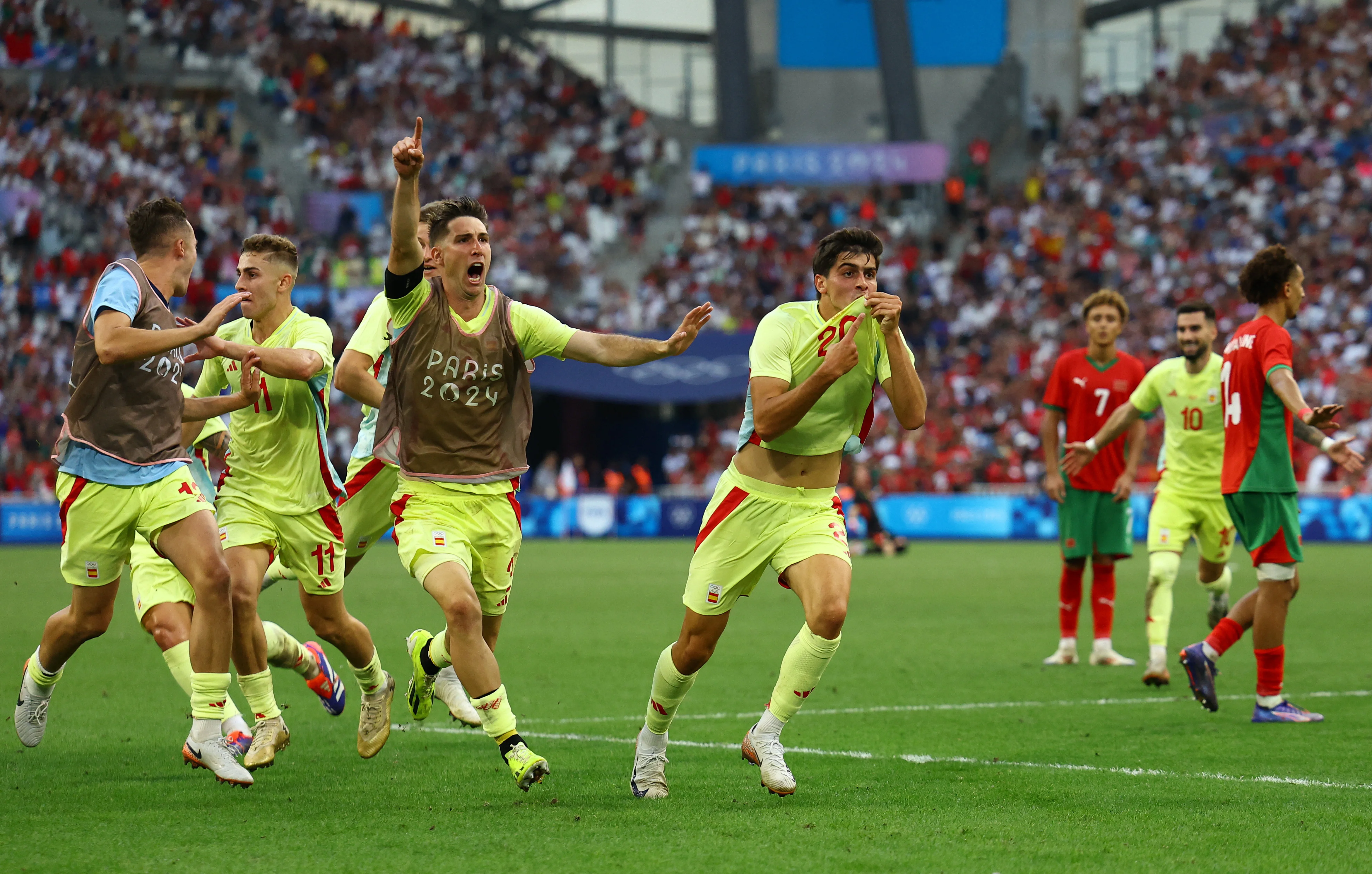 Spain defeat Morocco to book spot in Olympic Games final
