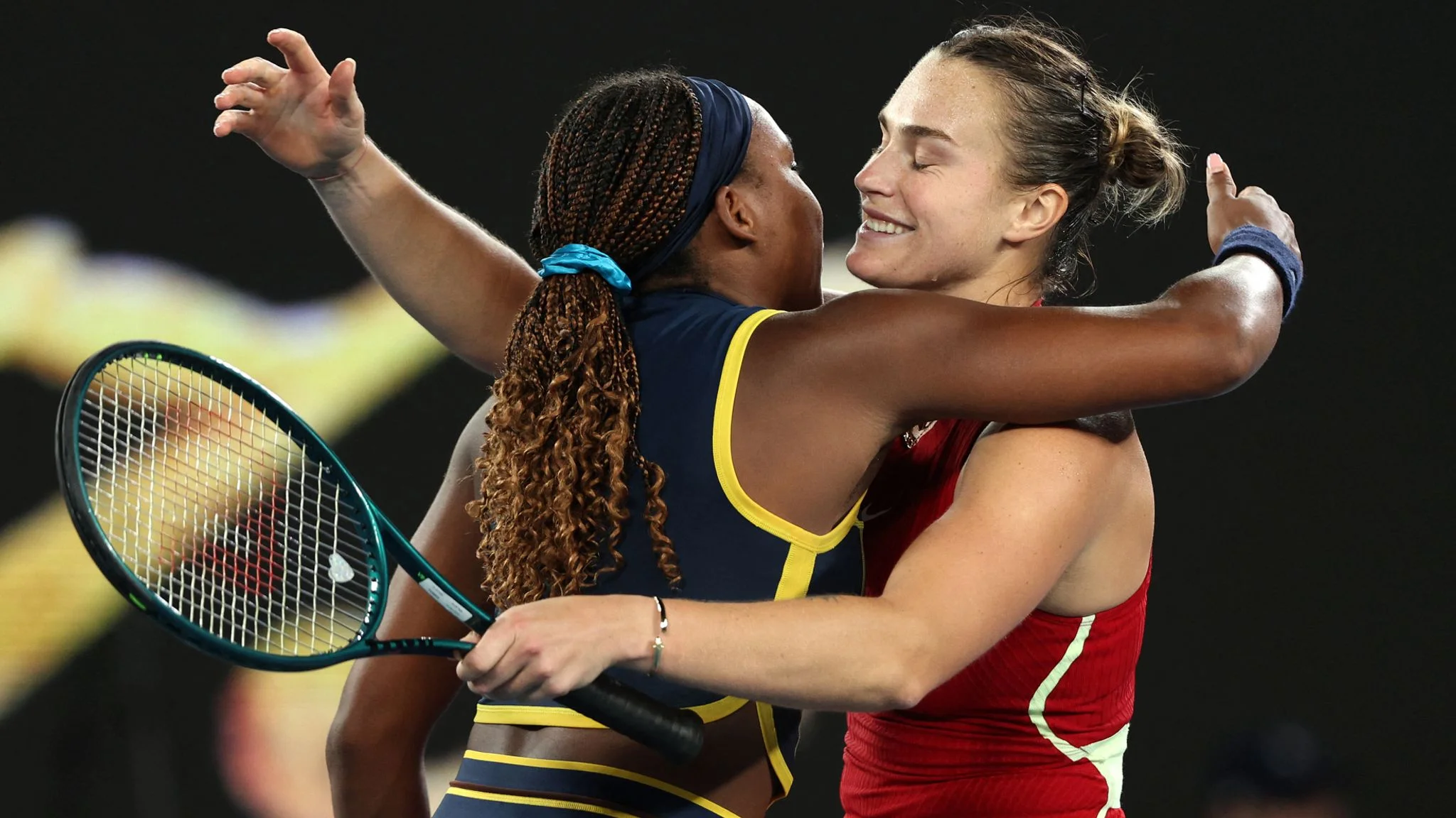 Aryna Sabalenka roars past Coco Gauff to advance to second consecutive Australian Open final