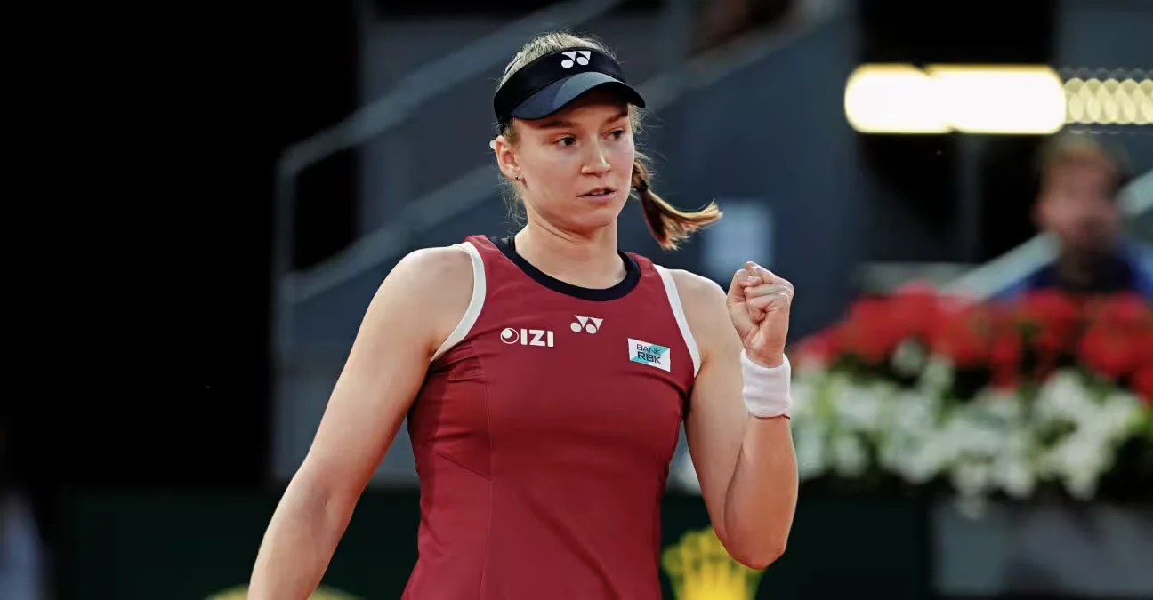 Rybakina outlasts Zheng in Madrid to reach Fourth Round