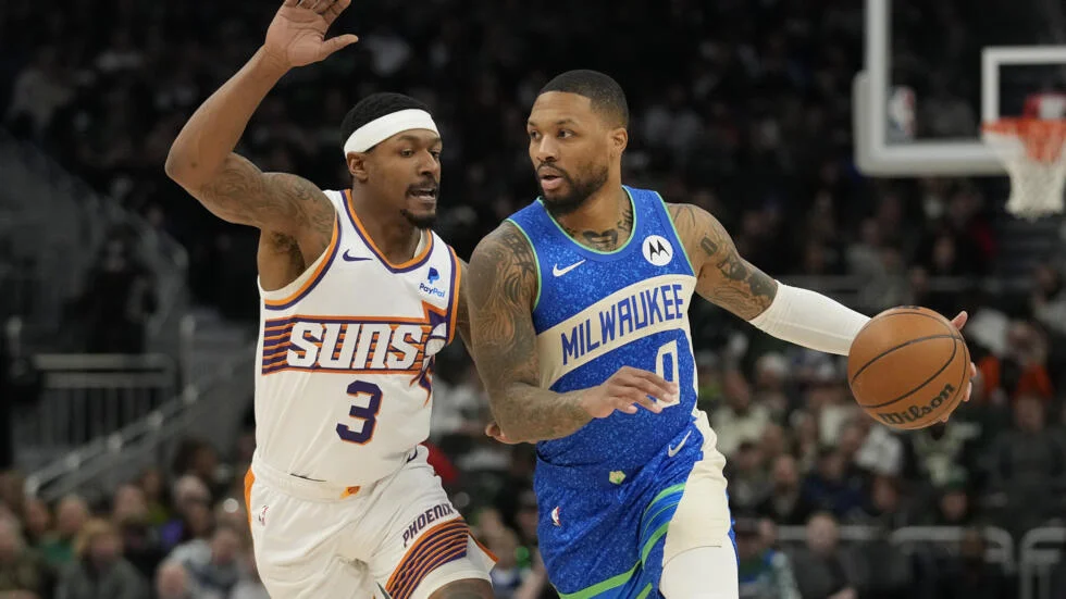 NBA roundup: Giannis-less Bucks stun Suns behind Damian Lillard's big game