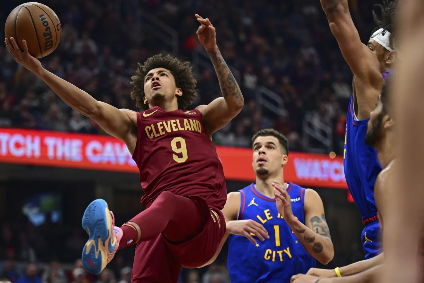 Cleveland Cavaliers secure 121-109 victory over NBA champion Denver Nuggets