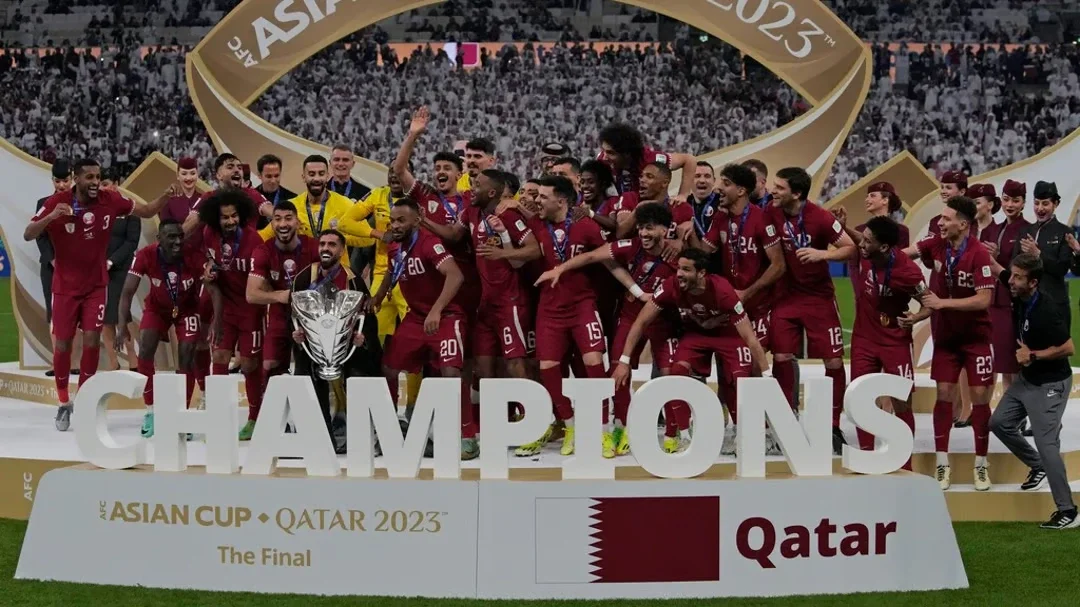 Akram Afif scores a penalty hat-trick as Qatar defeats Jordan to retain the Asian Cup title.