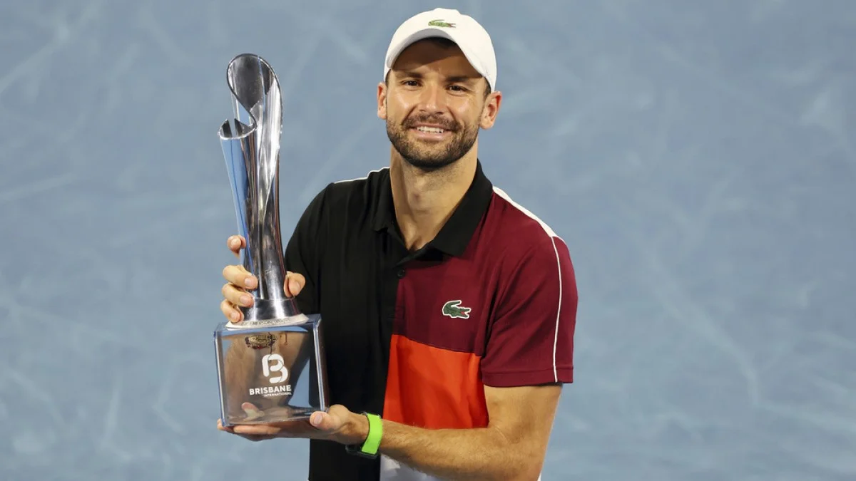 Dimitrov claims first title in six years with victory over Rune in Brisbane